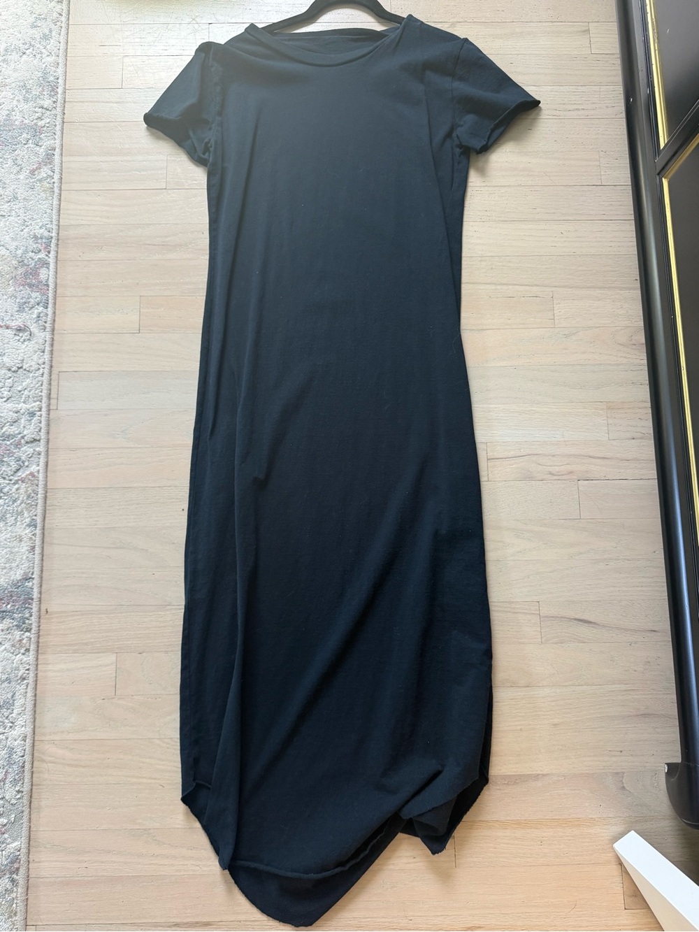 Frank & Eileen Black Short-Sleeve Maxi Dress